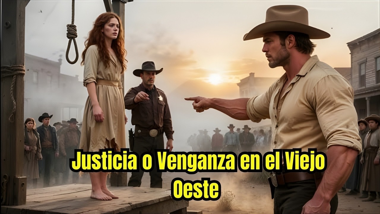 El sheriff ordenó que la ahorcaran—hasta que el vaquero viudo dijo: «Yo ocuparé su lugar»ka