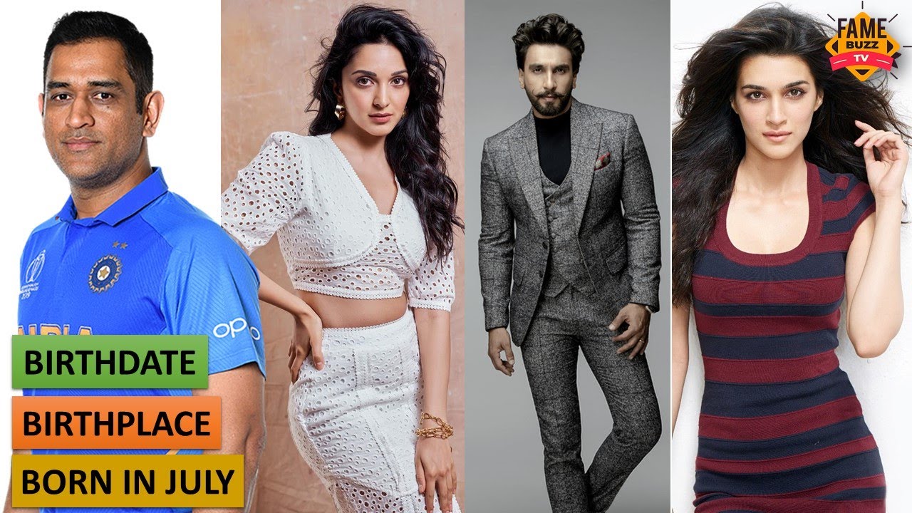Indian Top 20+ Famous Celebrities Who Born in July | Birthdate | Birthplace