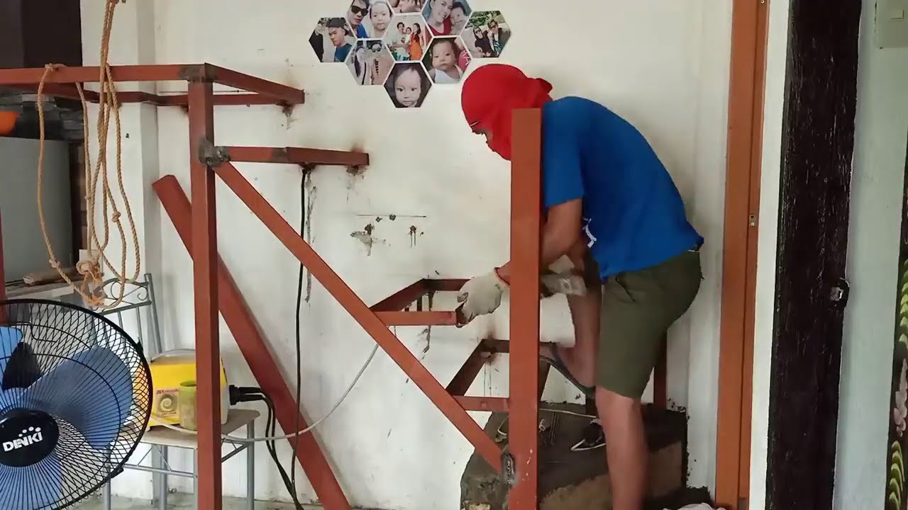 Matipid at mabilis na pagawa ng hagdanan.