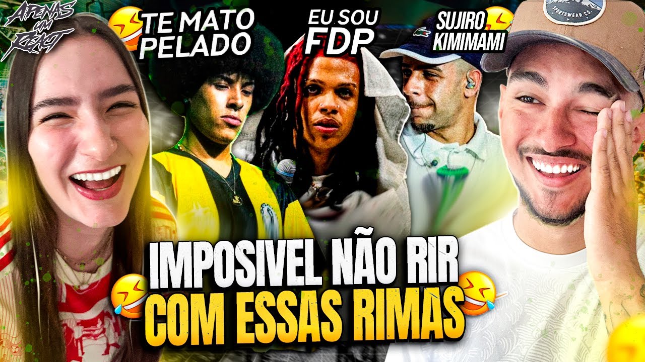 Apenas um react | AS RIMAS MAIS ENGRAÇADAS DAS BATALHAS 🔥| Cultura de rima