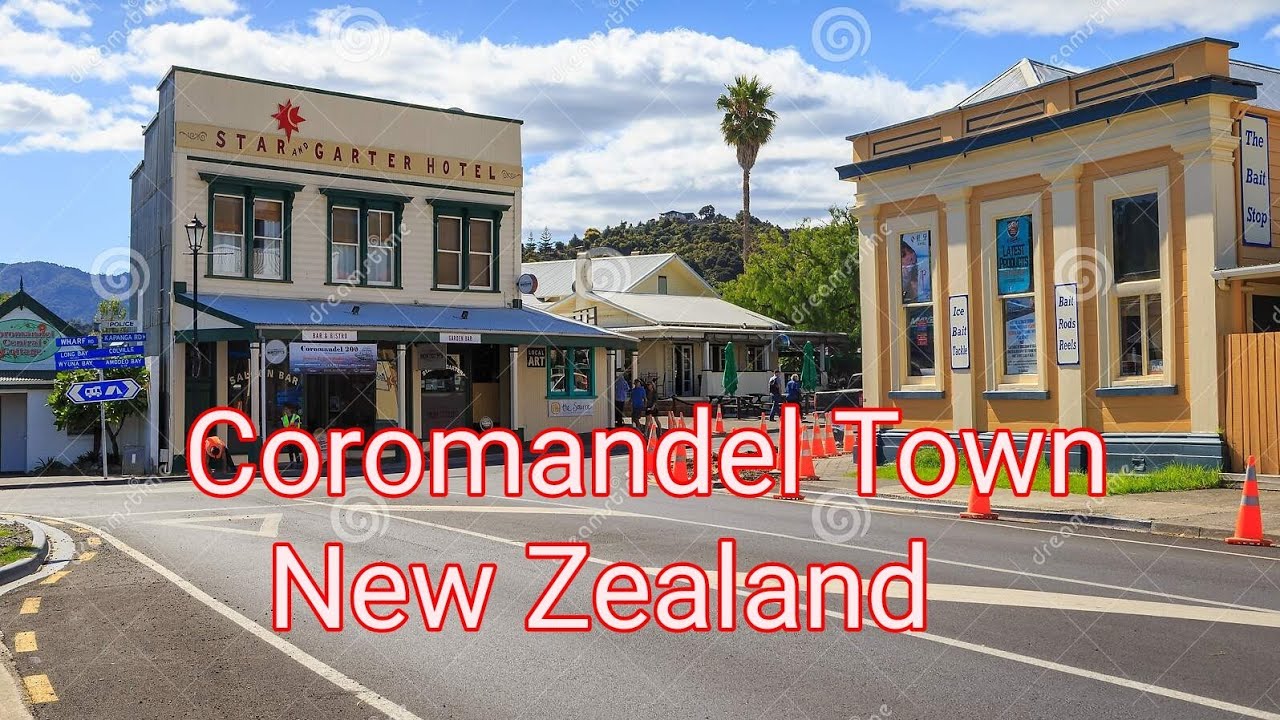Drive Through Coromandel Town, A Peaceful New Zealand Town 2021