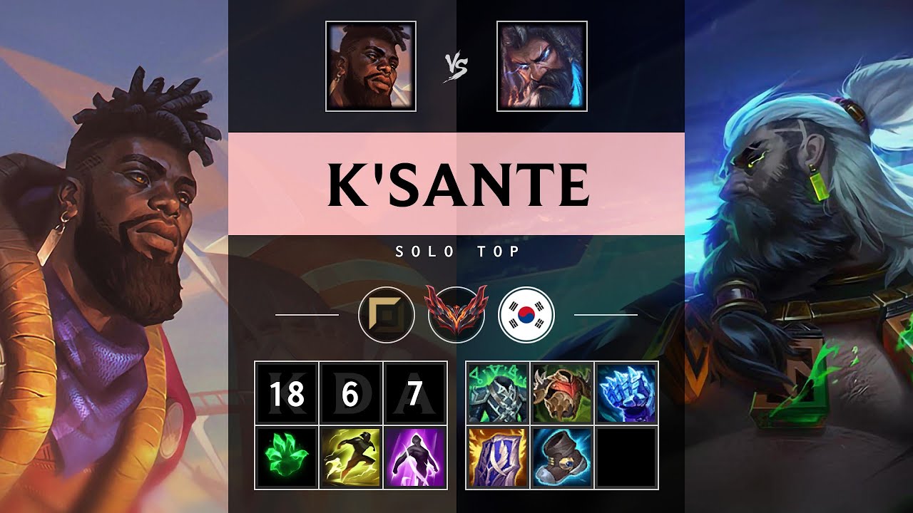 K'Sante Top vs Udyr - KR Grandmaster Patch 25.S1.3