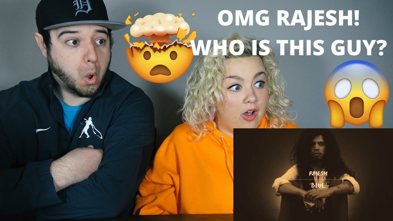 Rajesh - Blue (Official Audio) | COUPLE REACTION VIDEO