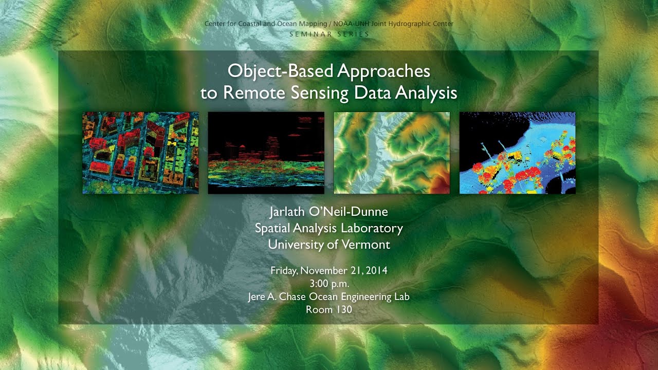 Object-Based Approaches to Remote Sensing Data Analysis