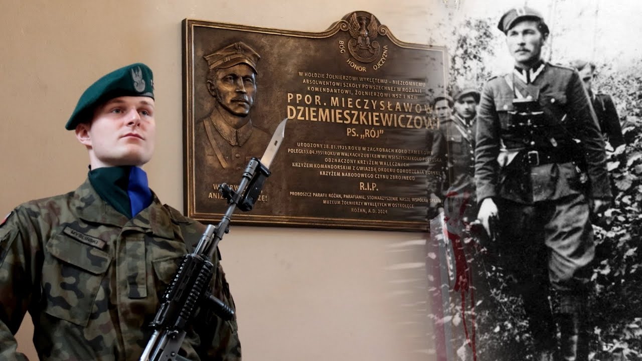 Wpierw zginę, aniżeli zdradzę. W R&oacute;żanie upamiętniono ppor. Mieczysława Dziemieszkiewicza ps. ,,R&oacute;j&rdquo;