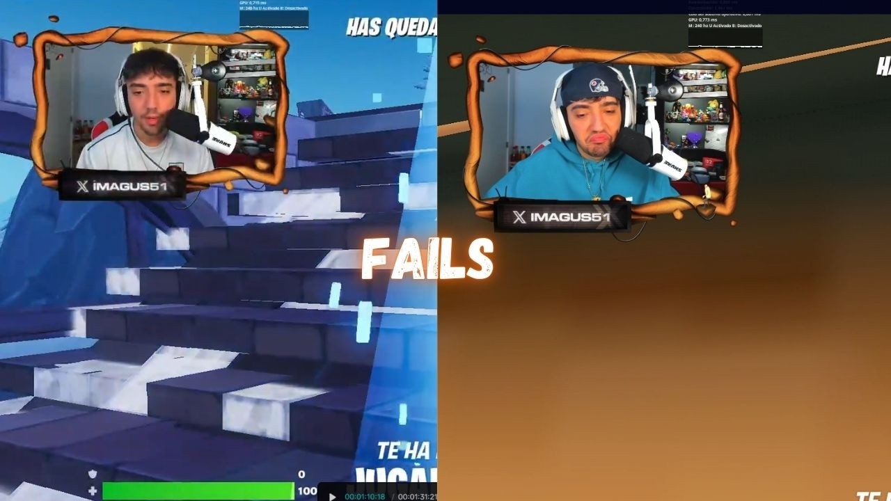 FAILS DE AGUSTIN 51 EN FORTNITE: Lo eliminan de forma rara
