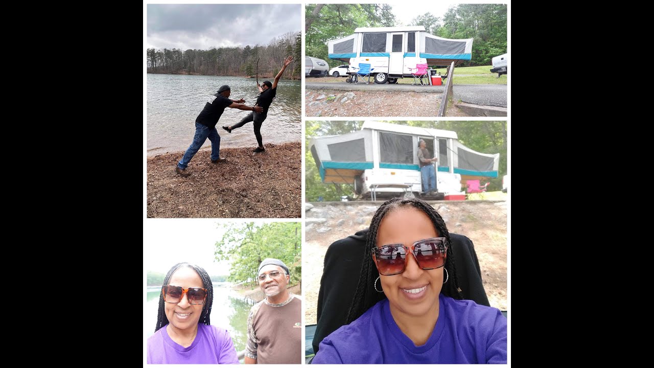 FIRST POP UP CAMPING TRIP OF 2023 / SHOAL CREEK CAMPGROUND/ CAMPING