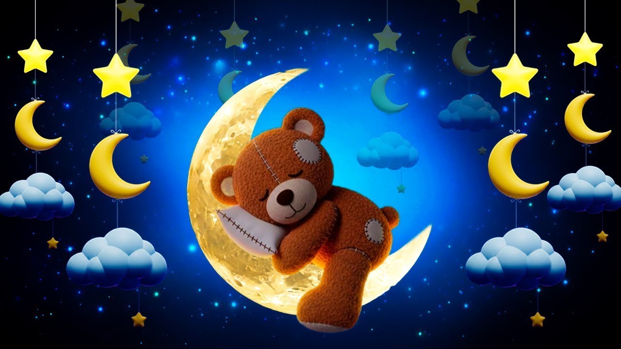 Sleep Instantly in 3 Minutes ♫ Mozart & Brahms Lullaby 🌙 Soothing Baby Sleep Music