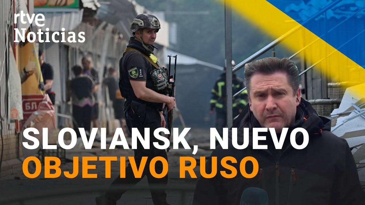 GUERRA UCRANIA: RUSIA redobla los ATAQUES en SLOVIANSK, y sus HABITANTES ABANDONAN la ciudad | RTVE