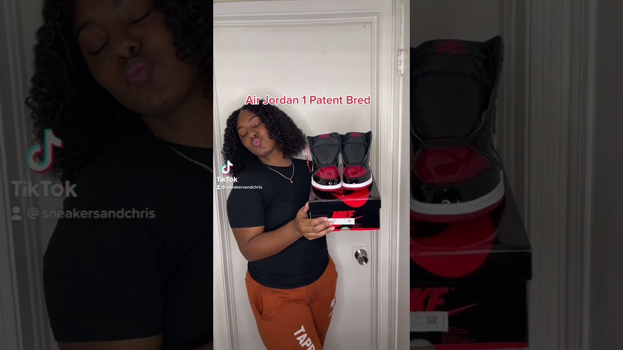 Air Jordan 1 Patent Bred | *Full Sneaker Review on Sneakers & Chris Page* | #shorts #patentbred