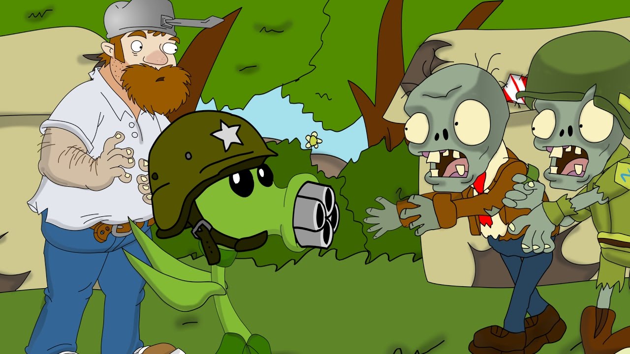 Plants vs. zombies Peashooter Life Animated Cartoon