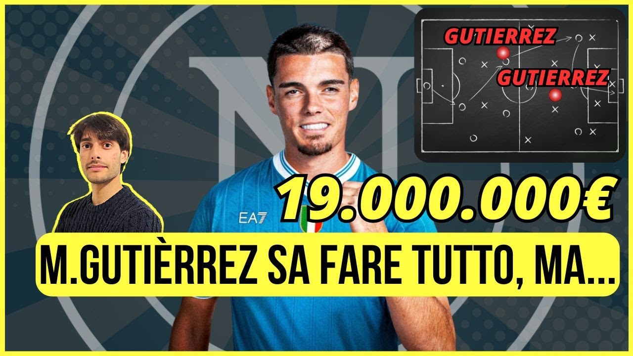 MIGUEL GUTIÉRREZ AL NAPOLI! ECCO COSA GLI CHIEDERÀ CONTE | Con Lavagna Tattica