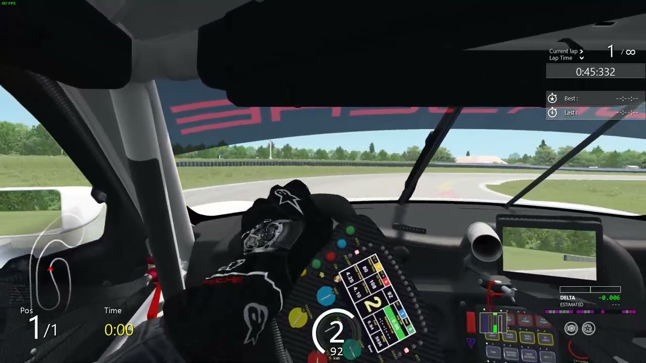 [Assetto Corsa] 911 RSR 2017 Anneau du Rhin 1:25.429