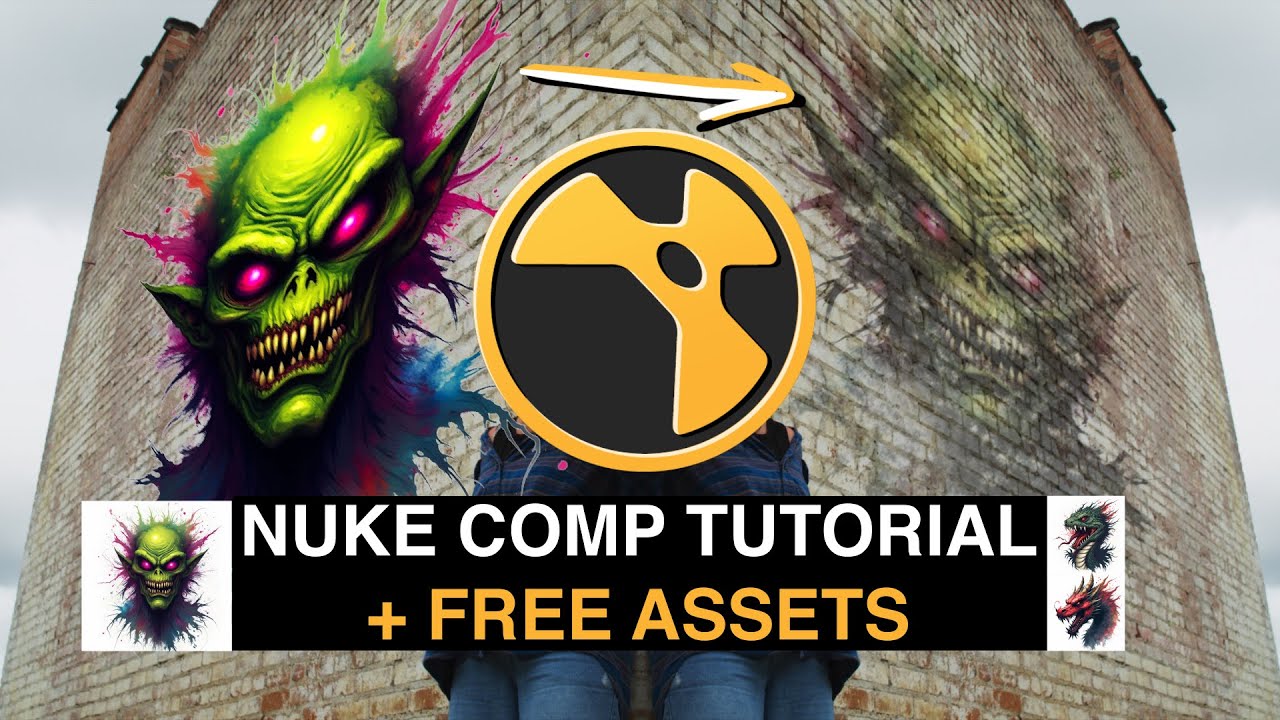 Integración de grafiti con Nuke ( #vfx #tutorial )