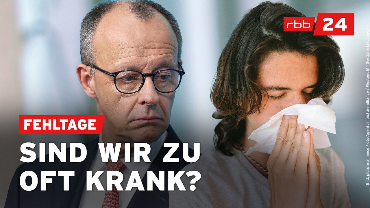 Zu viele Krankentage: Bundeskanzler Merz stellt telefonische Krankschreibung infrage