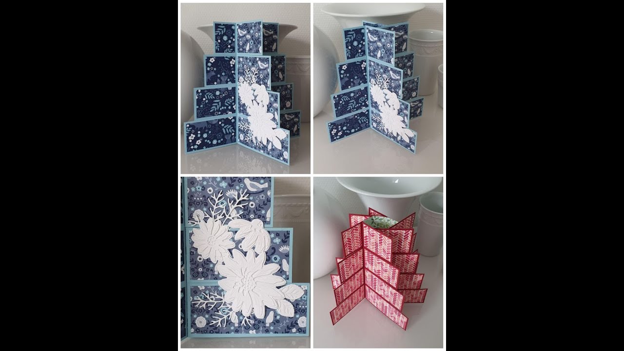 Windrad Turm Karte, Stampin' Up, Wow-Effekt, Aufstellkarte, Windmühlenkarte, Windmillcard