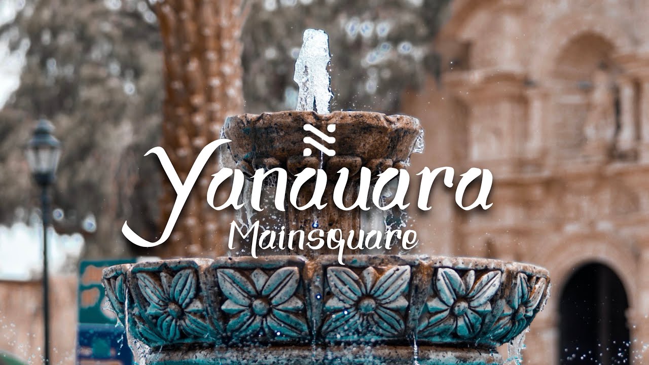 LA BELLÍSIMA PLAZA DE YANAHUARA en Arequipa