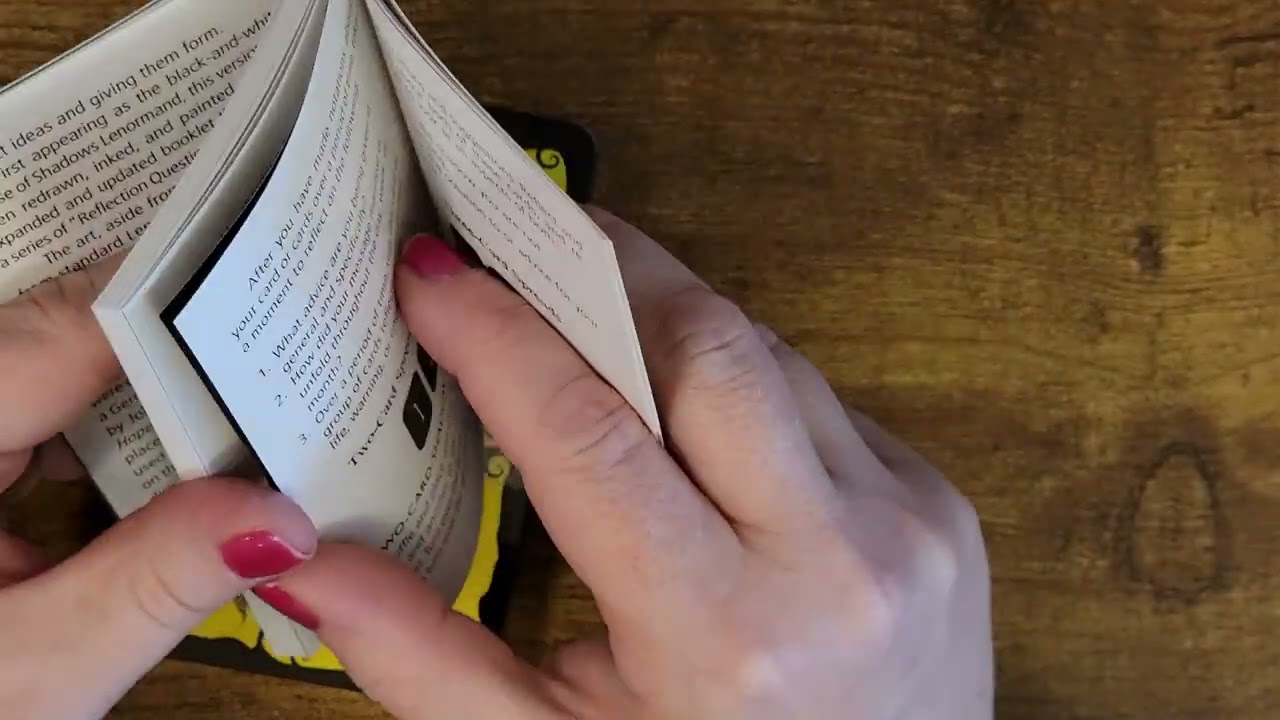 Learn Lenormand: Shadowland Lenormand by Monica Bodirsky 'UNBOXING' Keywords & questions