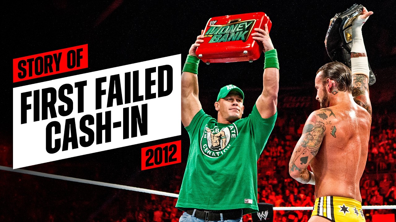 Story of John Cena&rsquo;s failed Money in the Bank cash-in (2012)