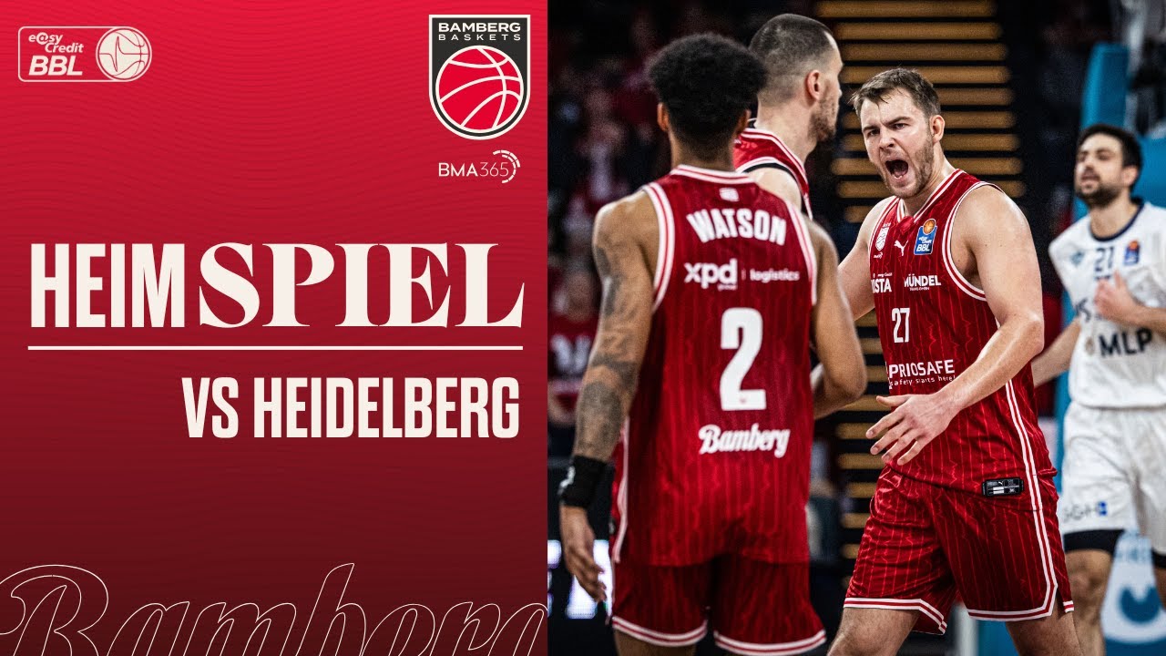 Nach Pokal gewinnen die BMA 365 Bamberg Baskets auch in der BBL gegen Heidelberg!