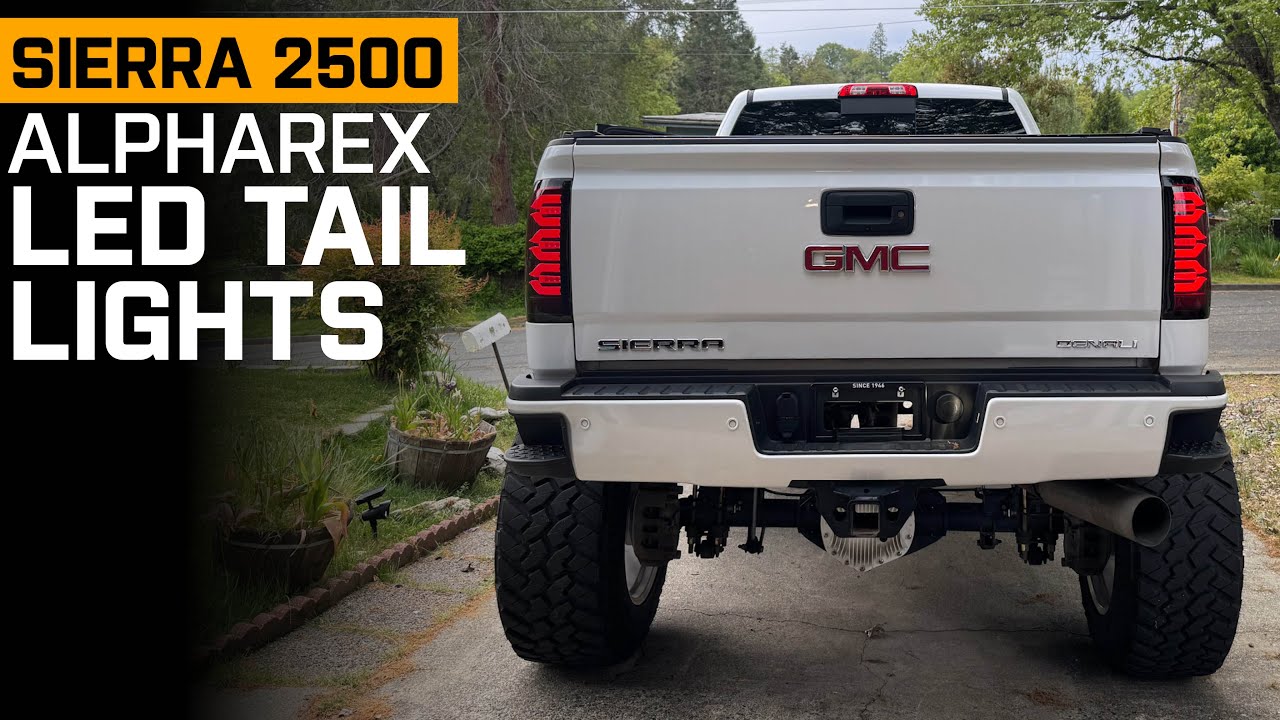 2015-2019 Sierra 2500 AlphaRex LUXX-Series LED Tail Lights Review & Install