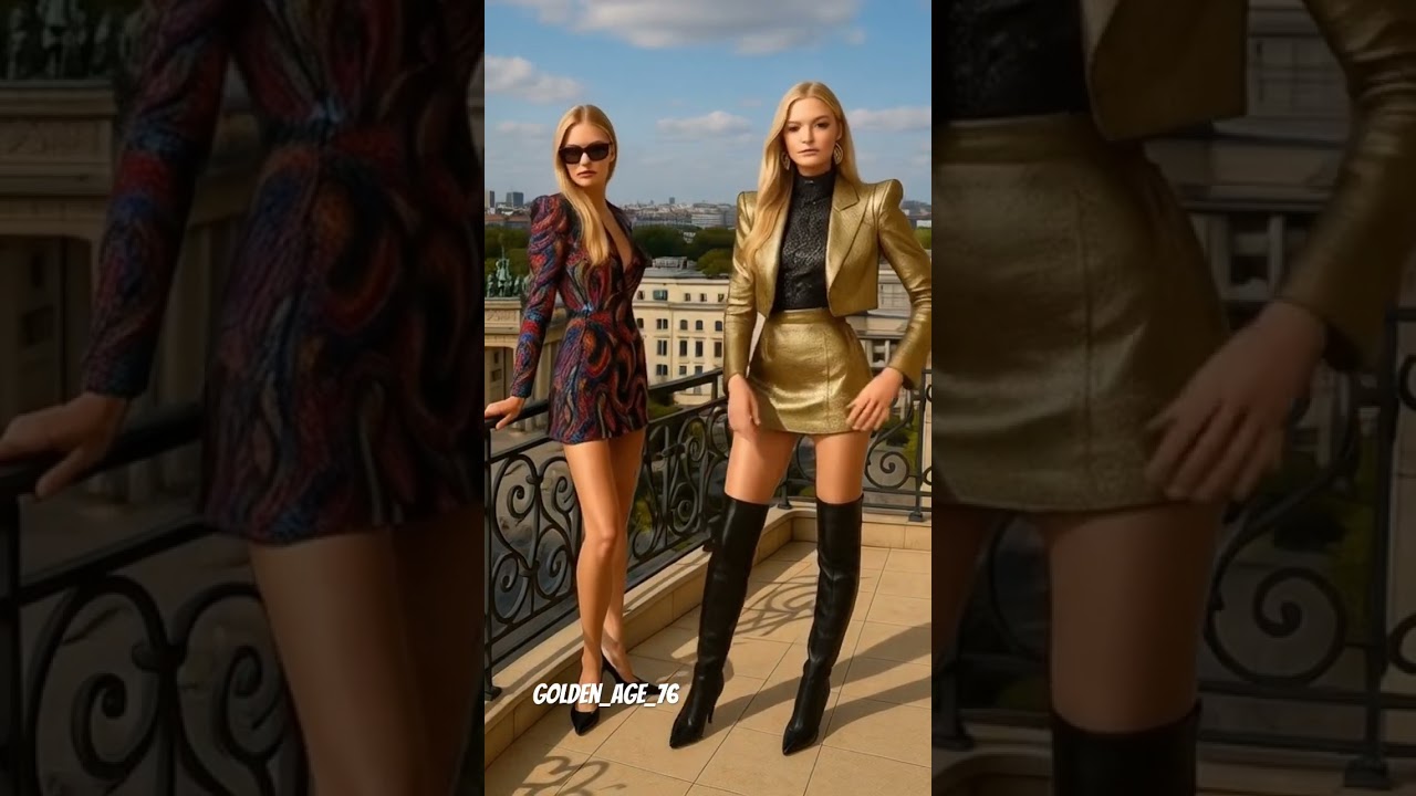 2 BLONDE TOP MODELS GERMAN FASHION STYLE #fashion #style #model #berlin #germany #shortsfeed #shorts