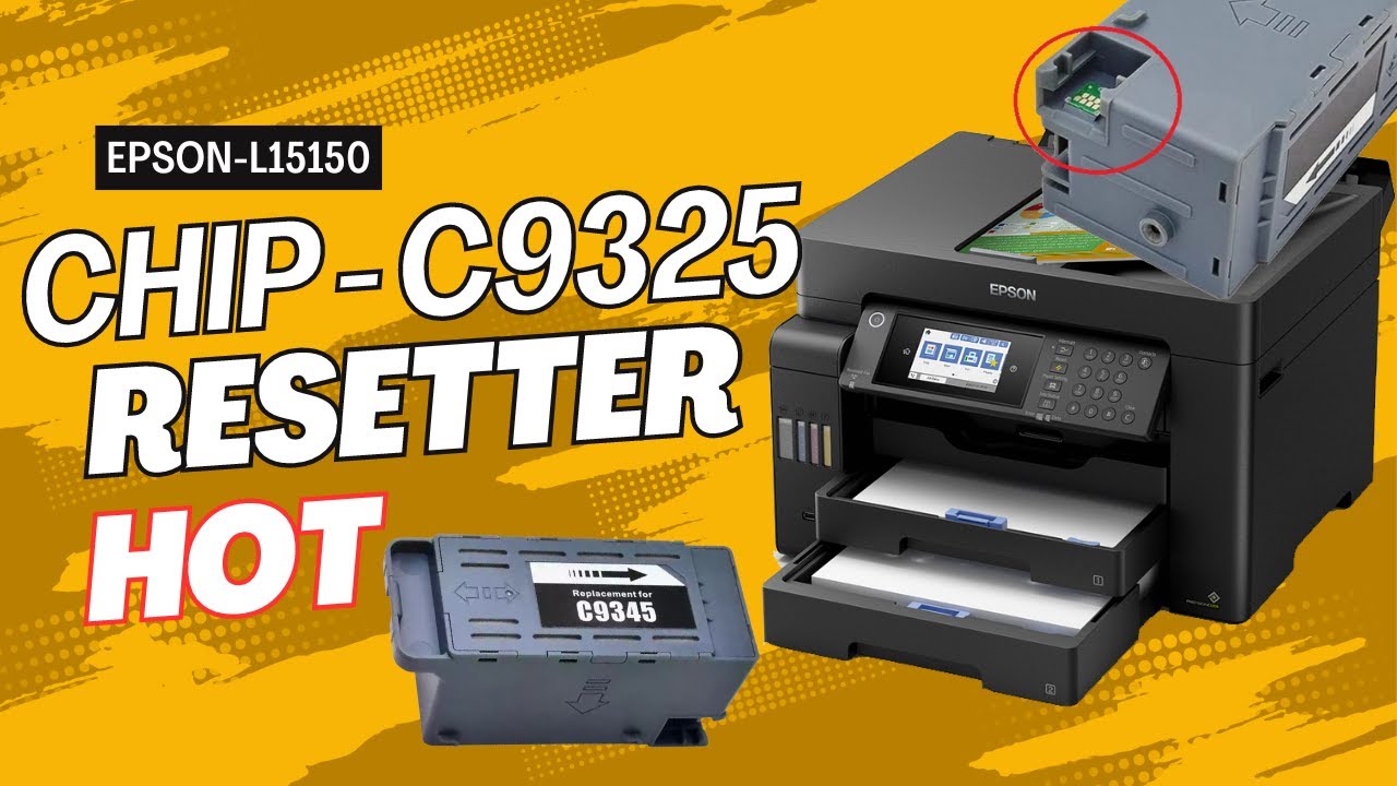 Как сбросить чип C9325 принтера Epson Eco Tank L15150 A3: краткое и простое руководство