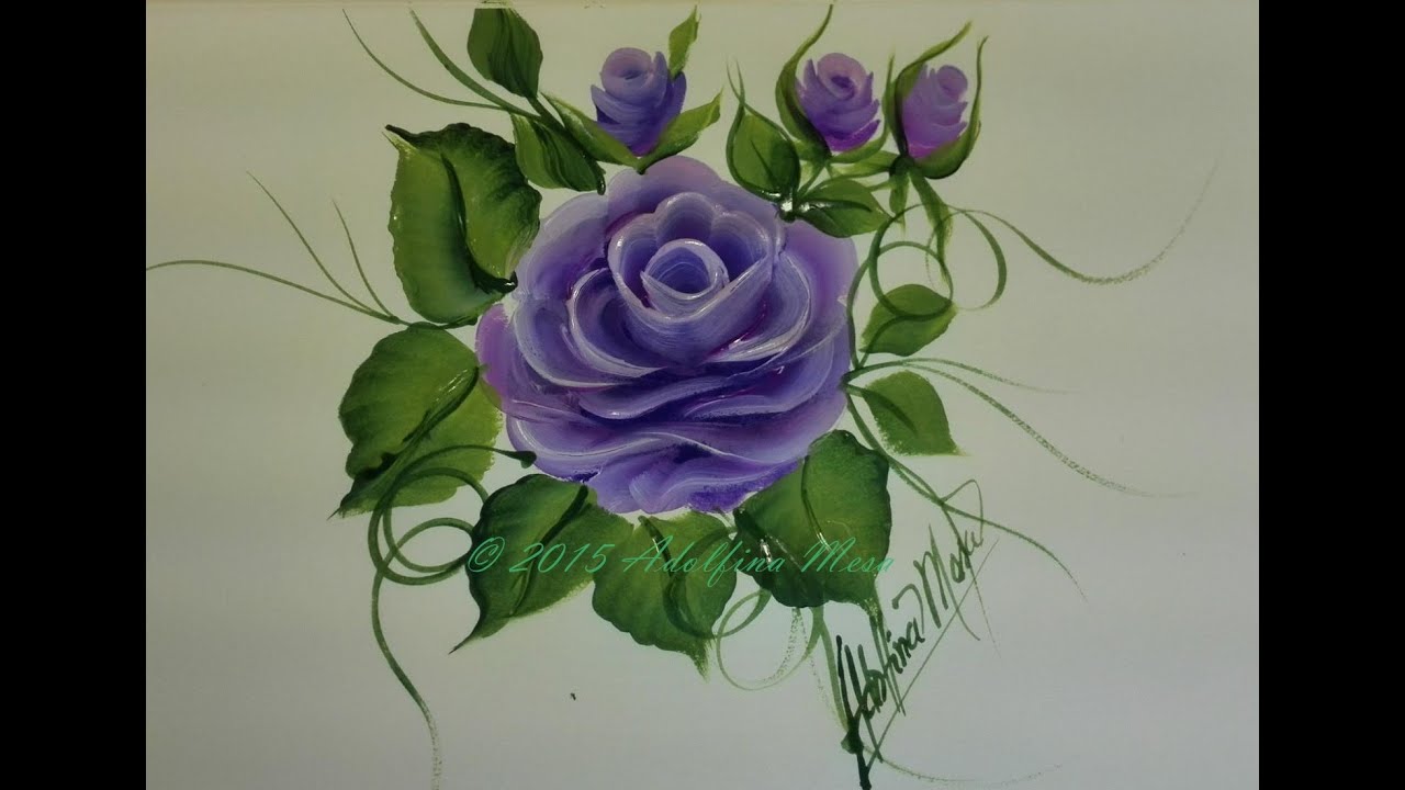PINTAR ROSA Y CAPULLOS NIVEL II PINTURA MULTICARGA- PINTURA DECORATIVA