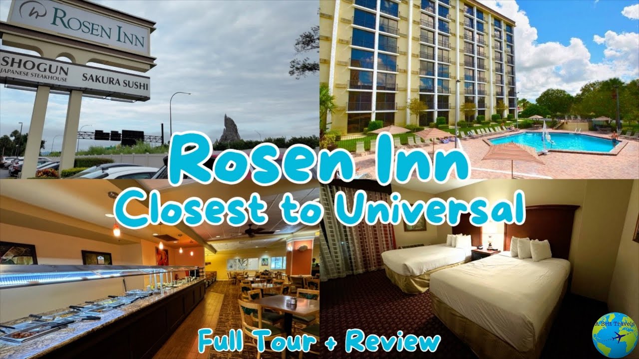 Rosen Inn Closest to Universal - International Drive - Orlando Resort Tour & Review - Florida