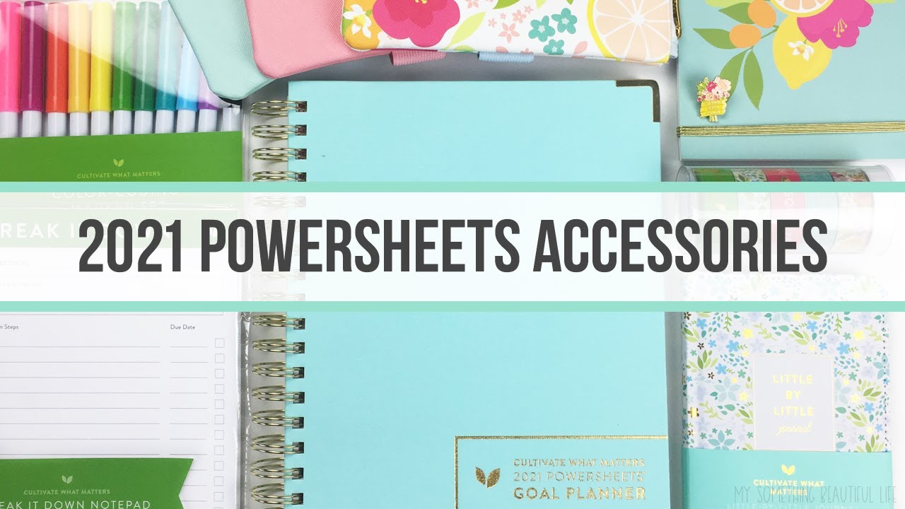 АКСЕССУАРЫ ДЛЯ POWERSHEETS 2021 | Обзор Cultivate What Matters