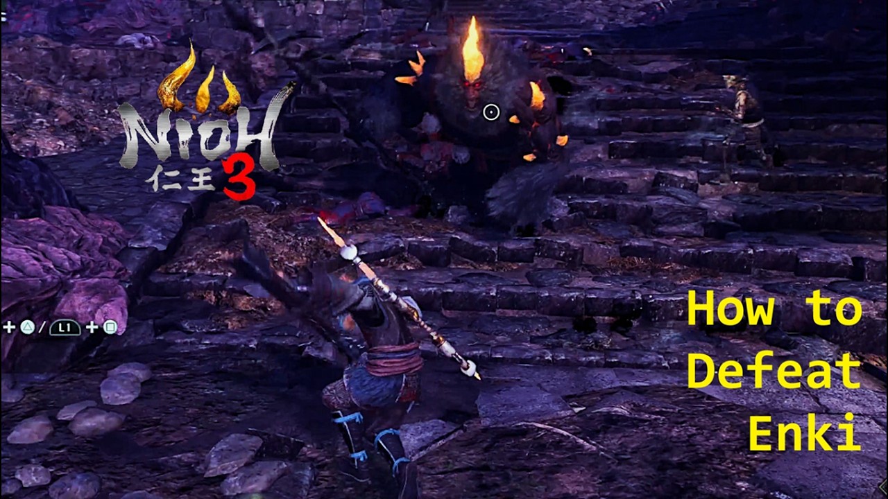Nioh 3: How to Defeat Enki Boss Fight. Fastest / Easiest / Cheese-iest Method.