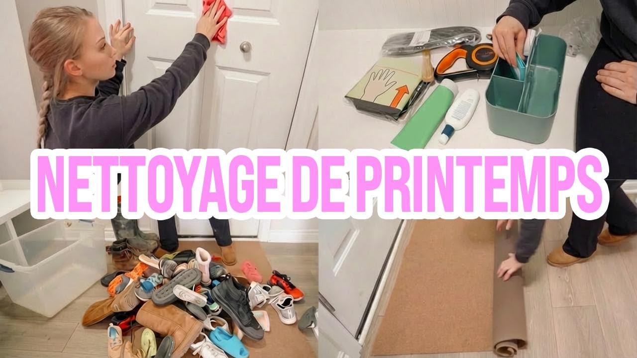 Motivation pour le grand ménage de printemps : toute la maison, tri et organisation avec Becky Moss