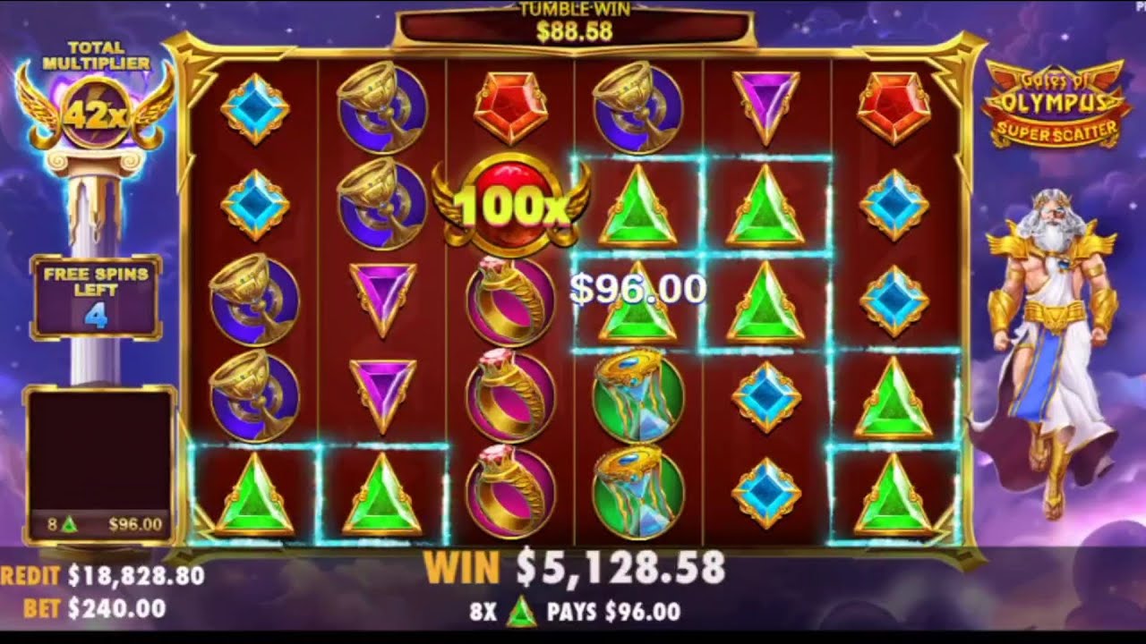 SUPER SCATTER GATES OF OLYMPUS 5000X VERY GOOD