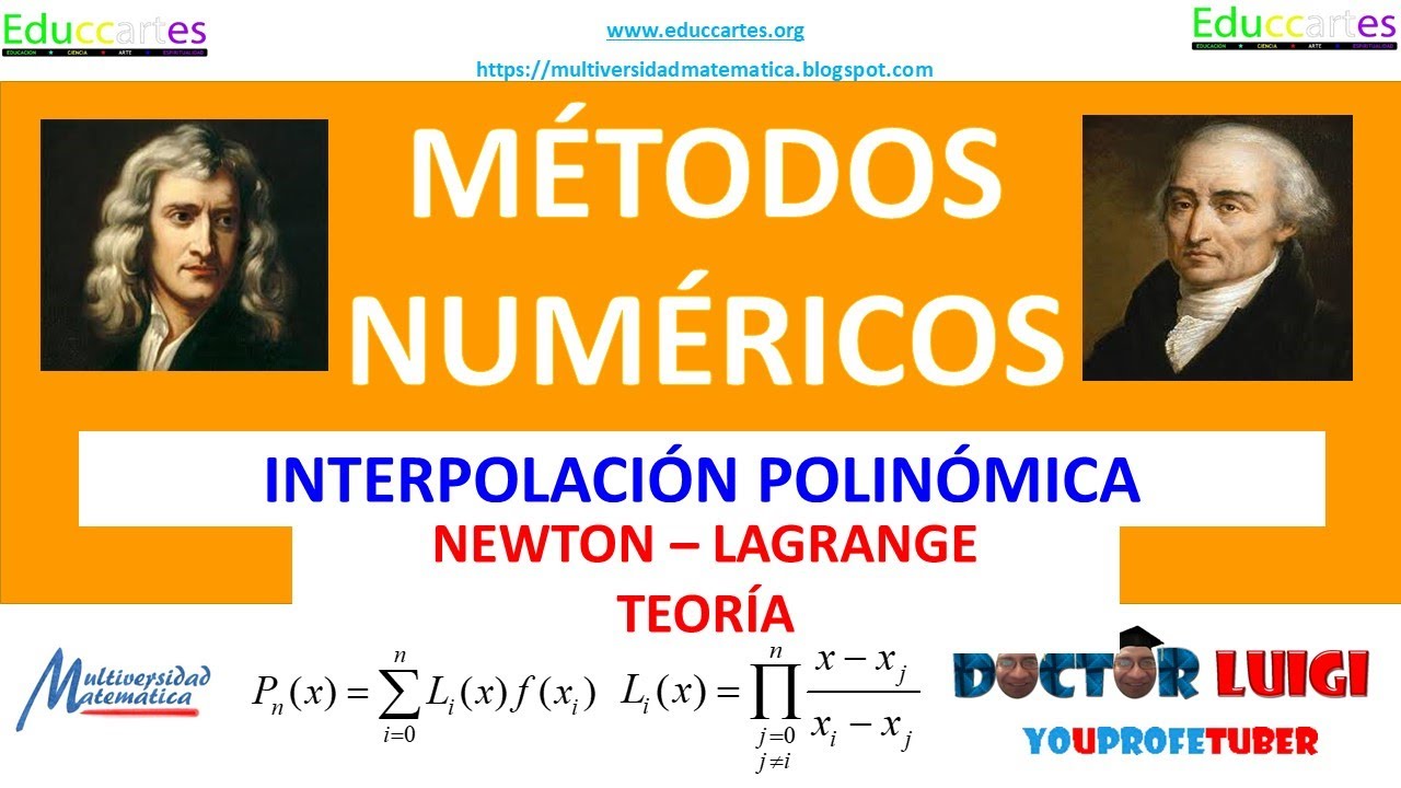 27 Interpolación Polinómica de Newton y Lagrange