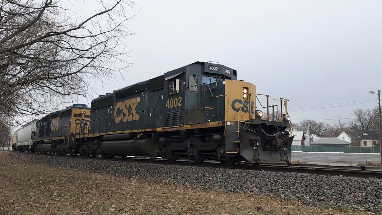 CSX Transportation  -  Eastbound Freight Train   18 Feb 26