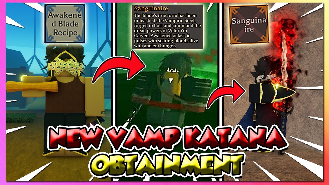 Rune Slayer How To Get New Legendary Vampire Katana Sanguinaire Fast Location + Full Guide!