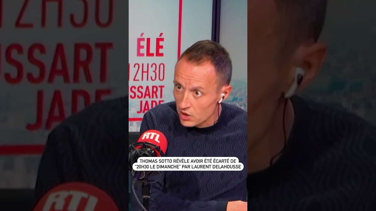 Thomas Sotto explique pourquoi il a &eacute;t&eacute; &eacute;cart&eacute; de &laquo; 20h30 Le Dimanche &raquo; !