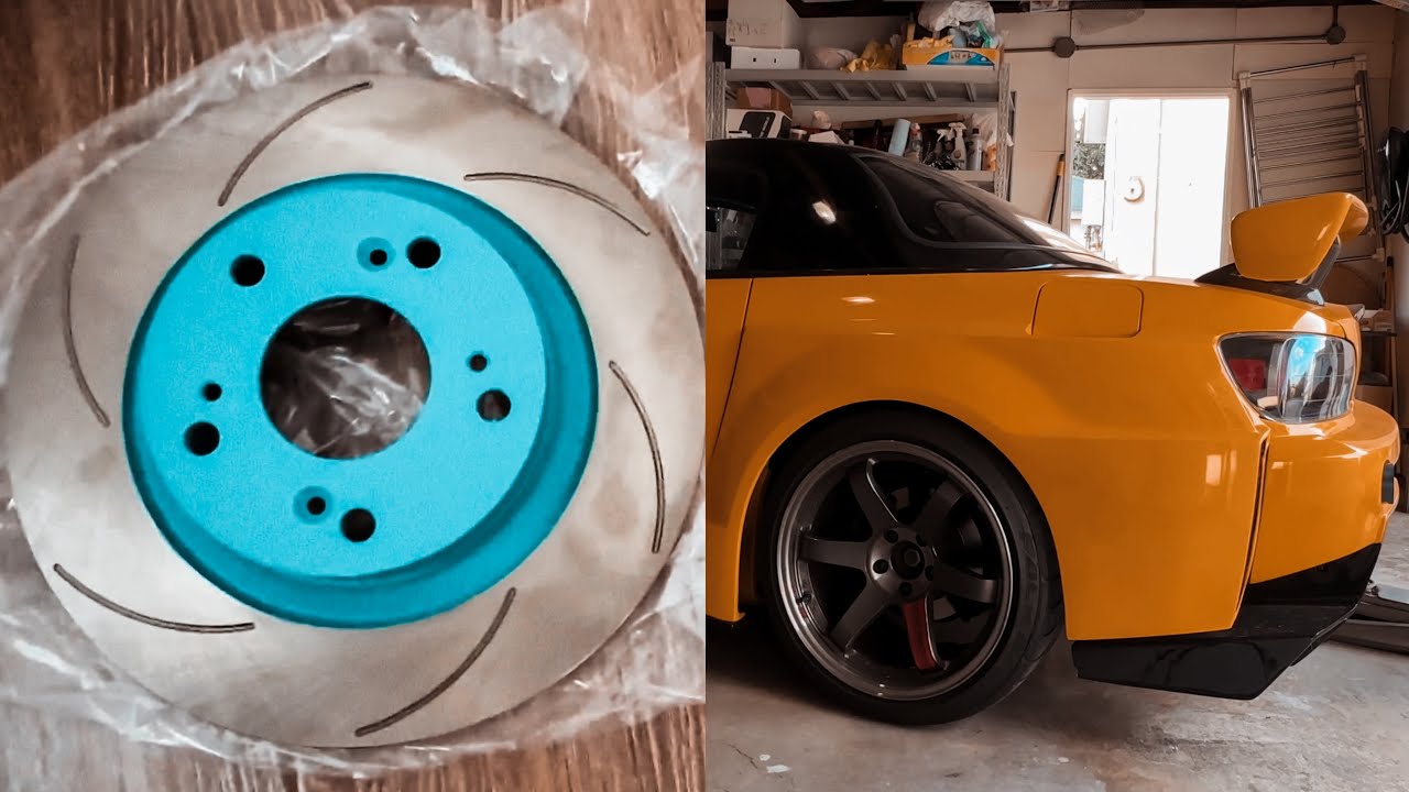 本田 S2000 PROJECT MU 后刹车碟安装！
