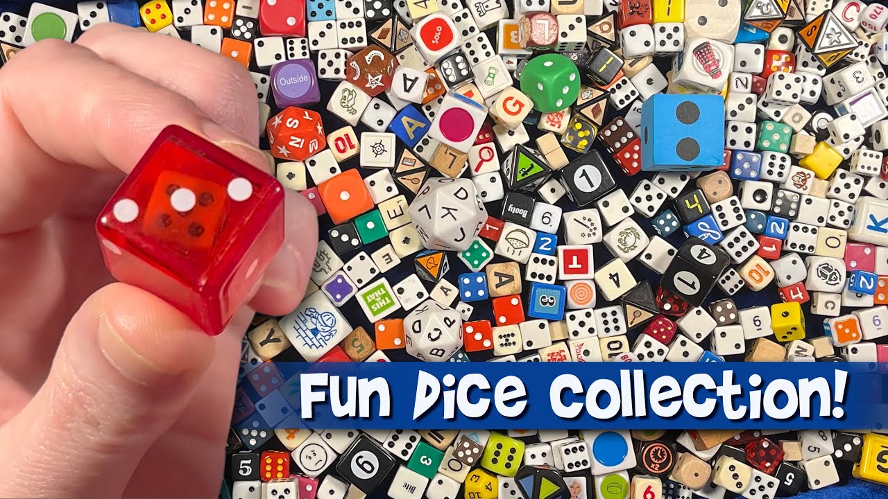 Wonderful Dice Collection After Months Of Thrifting!