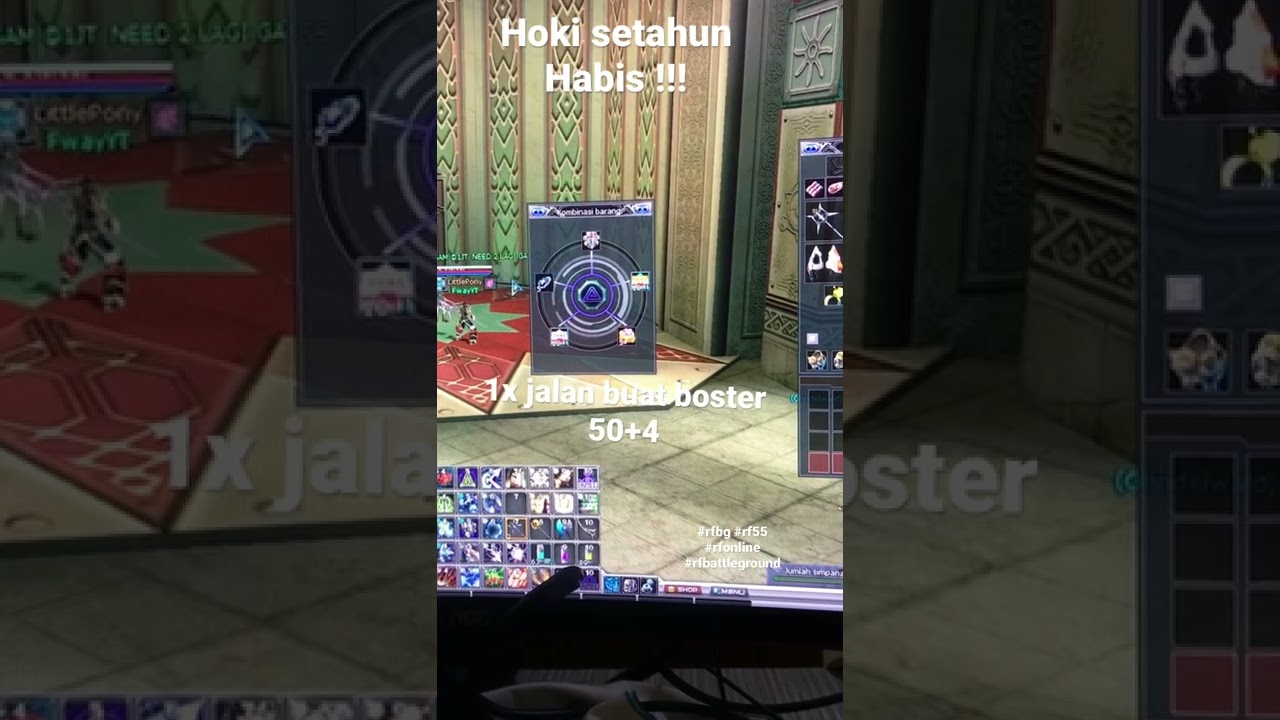 Definisi Hoki super 1x jalan buat boster 50+4. #rf #rfbg #rfbattleground #rf55 #rfonline #rikon