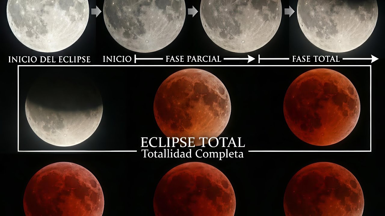 ¡ASI SE VIO EL ECLIPSE LUNAR TOTAL DE ESTE 2026! (IMPERDIBLE) #eclipselunar #2026 