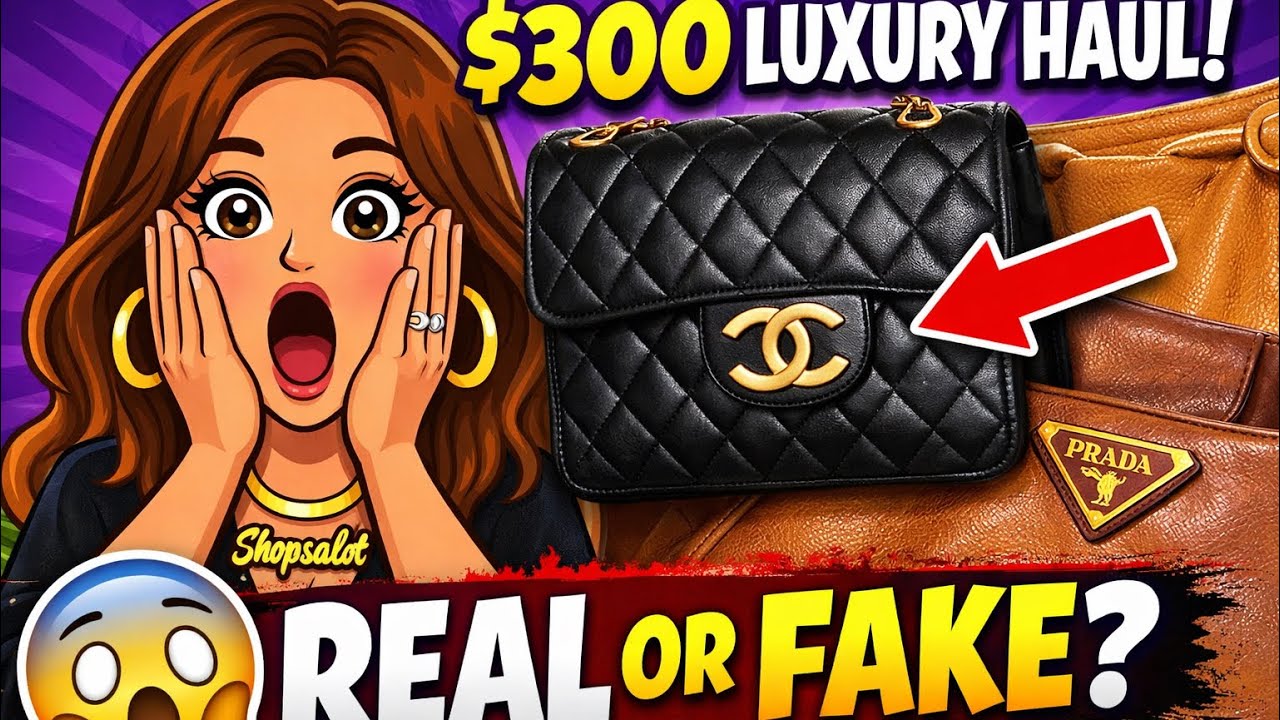 I Spent $300 and Found REAL Chanel, YSL, Prada!? 😱 Luxury Thrift Haul 