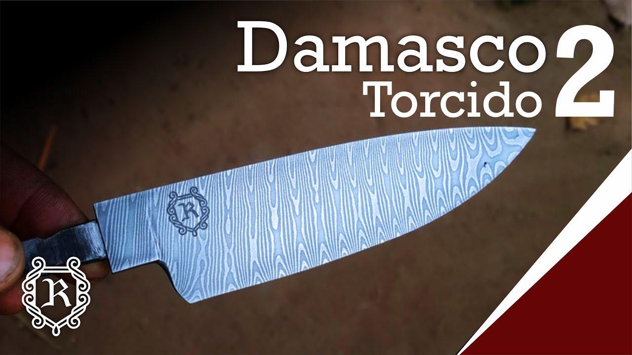 Damasco Torcido Forjado manualmente! PARTE 2