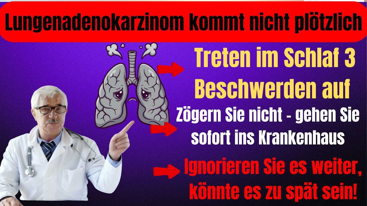Lungenkrebs: 3 Warnsignale in der Nacht, die viele ignorieren
