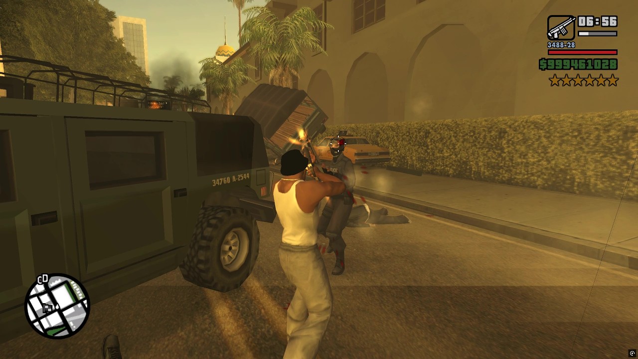 GTA San Andreas - Little Mexico Rampage and Shootout + Six Star Escape