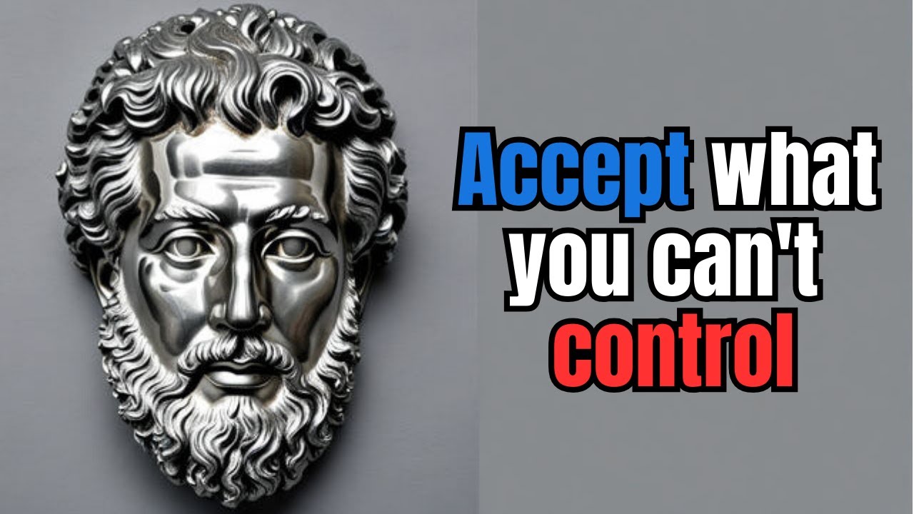 Accept what you can't control and focus on what you can    Advice from Marco Aur&eacute;lio