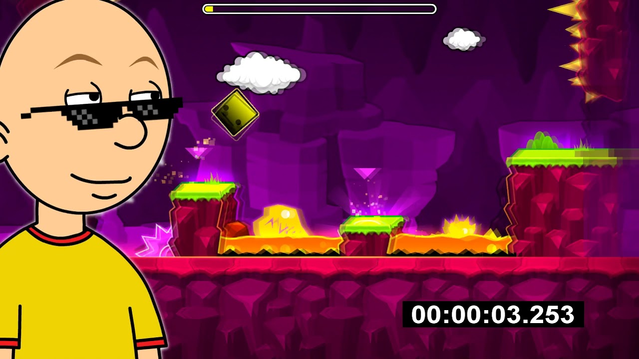 Boris VS Caillou: Geometry Dash