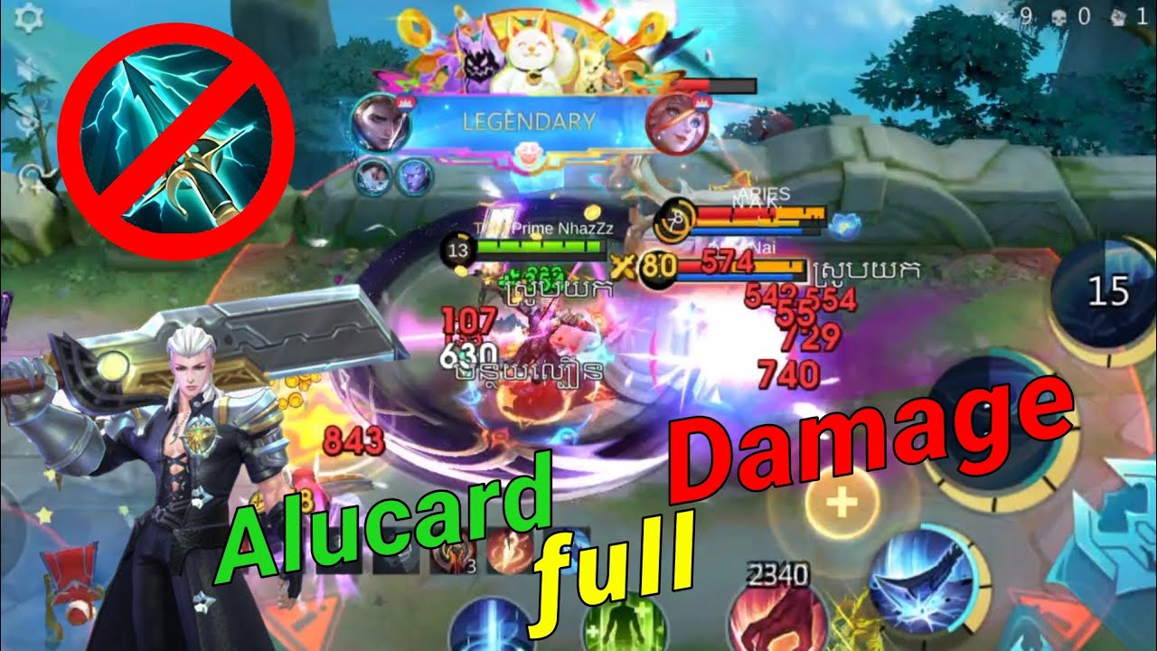 🔥 Alucard Full Damage Build | Legendary Gameplay 🔥