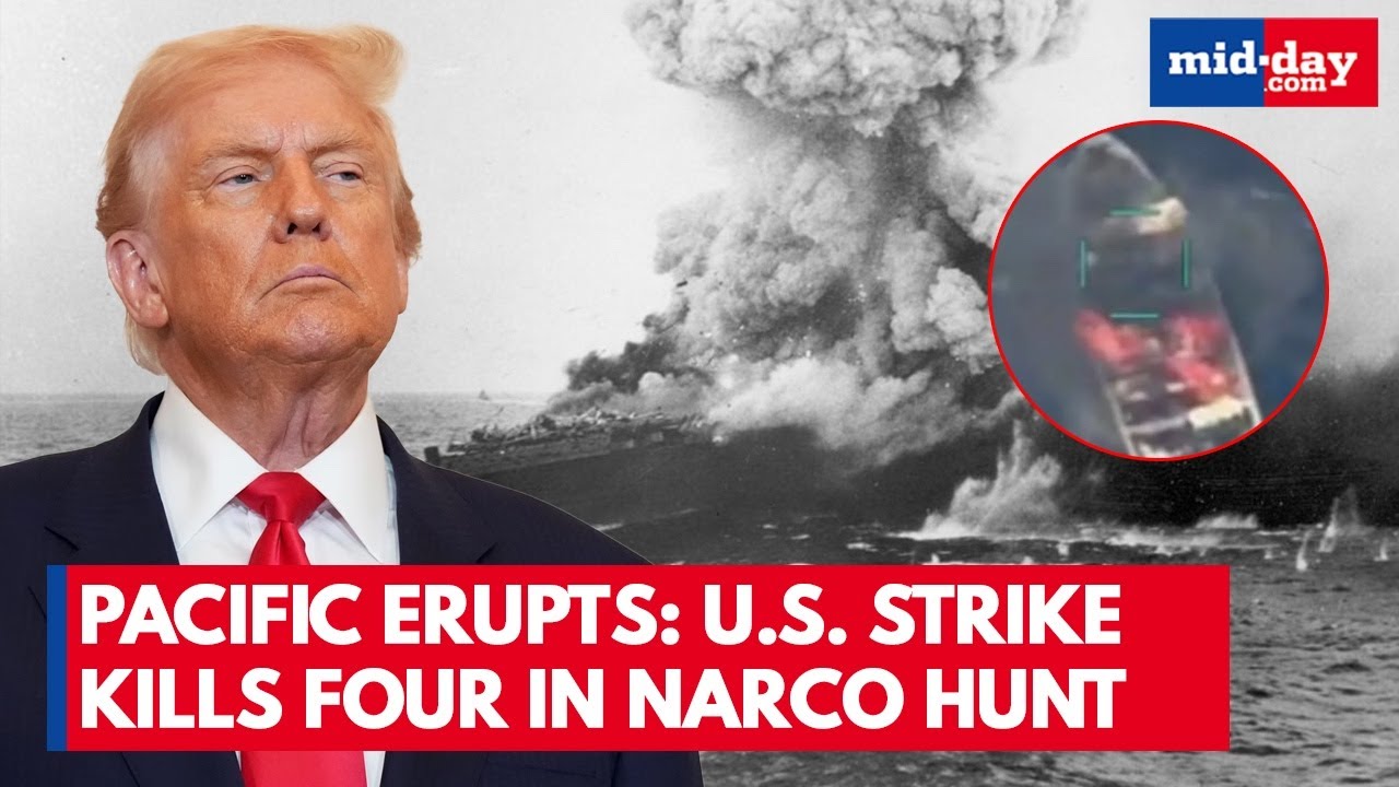 U.S. Launches DEADLY Pacific Strike, Four Killed in Major Anti-Narcotics Operation | WATCH
