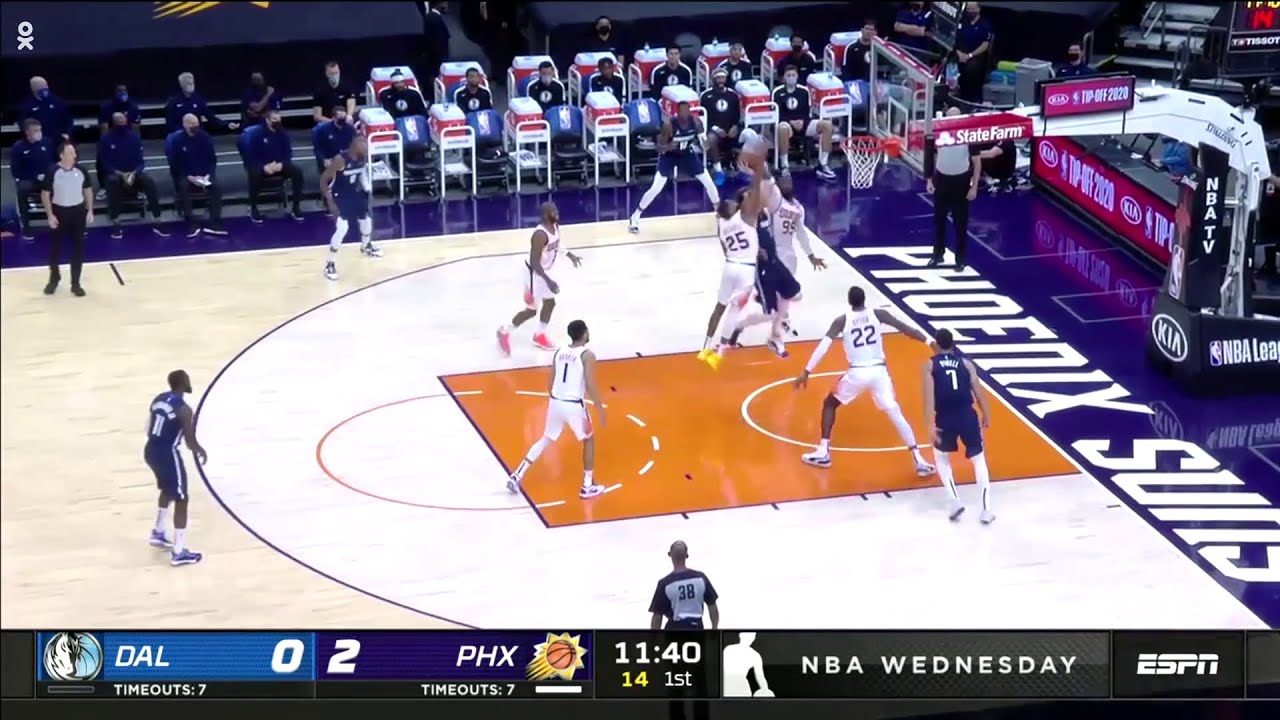 Mikal Bridges Defense On Luka Dončić | Mavericks vs. Suns | December 23, 2020